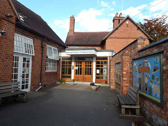 Berkswell Primary School Front Entrance, Coventry, UK